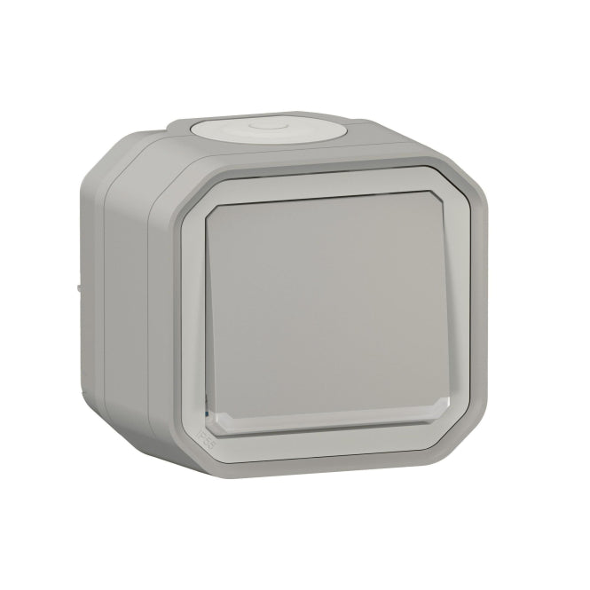 Legrand 069712L Plexo New FRAP IP44 Kontrollschalter grau 10A