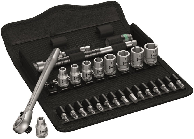 Wera Metall-Knarrensatz 8100 SA 8 Zyklop mit Umschalthebel 05004018001