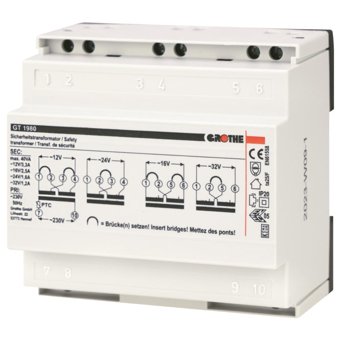 GRO Trafo 12/16/24/32V 14140 GT 1980 3,3/2,5/1,6/1,2A REG