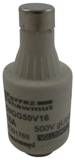 Mersen 00597.016700 DII 16A gG grau D-Sicherung 500V/DIAZED