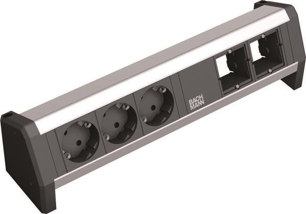 Bachmann DESK 3xSchuko 2xABD 902.001 GST18