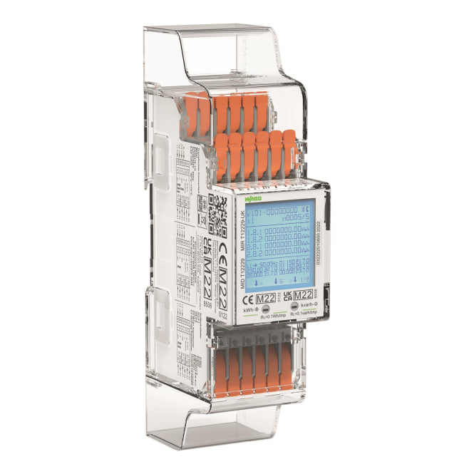 WAGO 879-3040 Energiezähler (MID),für Wandleranschluss,1 A / 5 A
