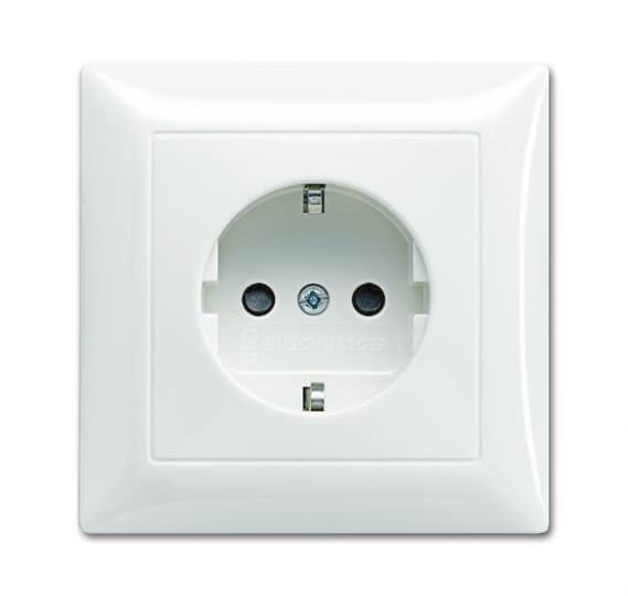 BJ balance SI Schuko Voll 20 EUJB-914 mit erh. Ber.-sch. / alpinweiß