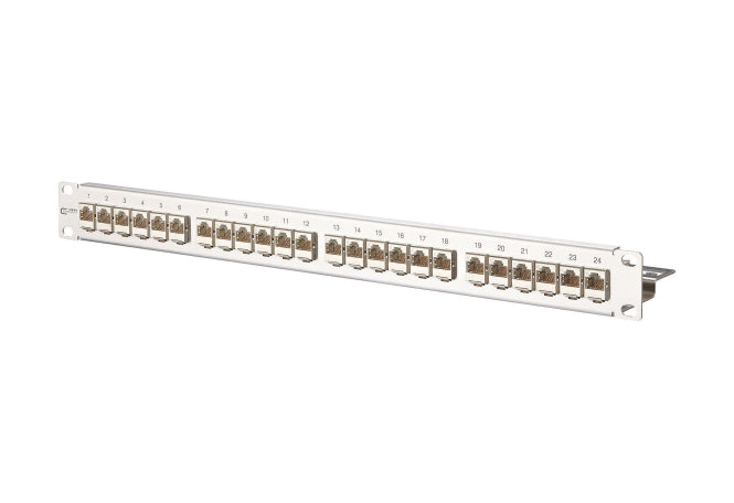 Metz Patch-Panel 24x8 Cat6 130921-E Modul Edelstahl