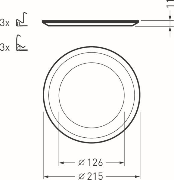 TRIL Sanierungsplatte 2325 G3 8120600 C05 für DA150-200mm