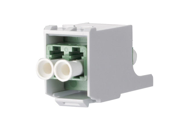 Metz OpDAT modul LC SM APC 8° 15091076-I Keramik grün LC-Duplex m.Adapter