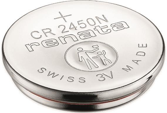 Renata Knopfzelle RE2450N CR2450N Lithium 3V 540mAh 1er Blister