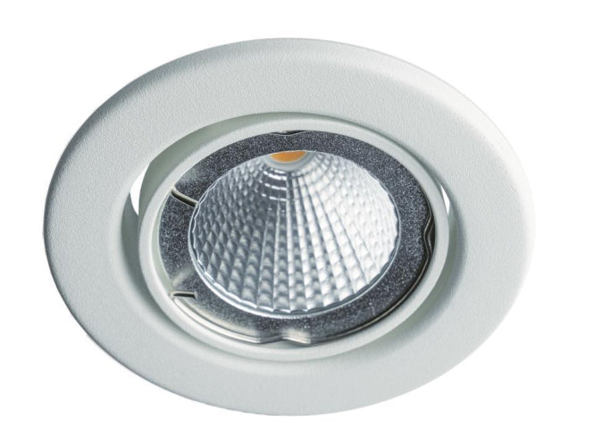 RUTEC Einbaustrahler weiss matt R55051-M schwenkbar DA68mm f.LM 50mm