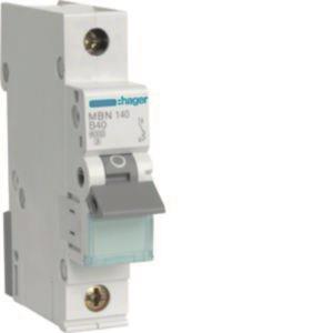 Hager Leitungsschutzschalter MBN140 1polig 6kA B-40A 1M