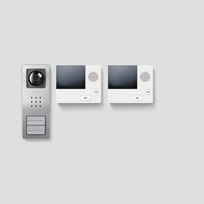 Siedle Video-Set SET CVB 850-2 E/W Siedle Basic Edelstahl gebürstet