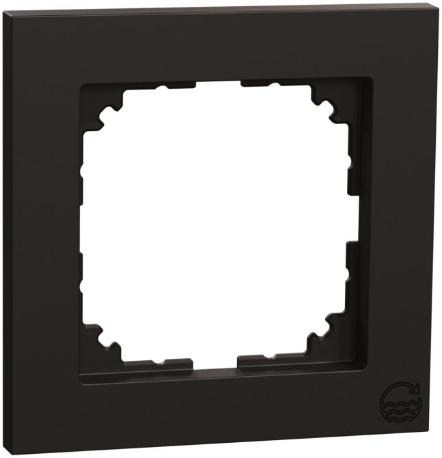 Merten M-Pure-Rahmen 1fach MEG4010-3603 schwarz matt M-Pure