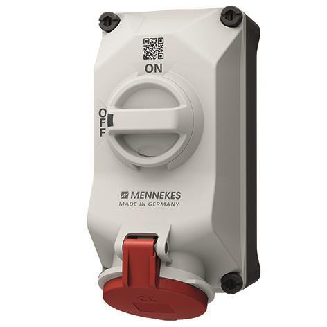 Mennekes Wandsteckdose 5603506G abschaltbar-verriegelt