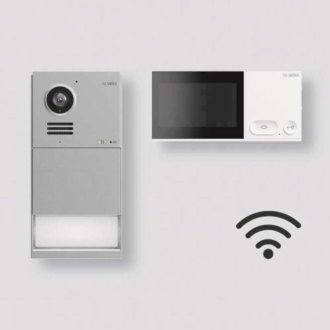 Siedle Set Wi-Fi Mattchrom IQSW-0 f.Bestand