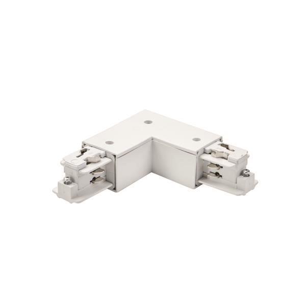 BRUM 3PH-Eckverbinder DALI ws 87126070 ONETRACK, weiß Schutzleiter innen