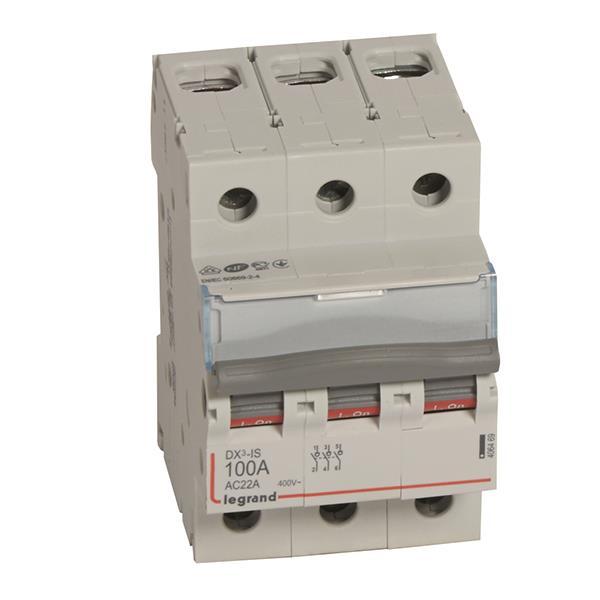 Legrand 406469 DX3 Lasttrennschalter 3p 100A 400VAC Kategorie AC-22A