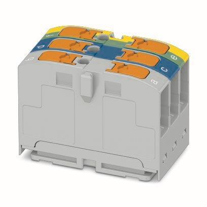 Phoenix 1300612 PTVFIX 2,5-L/N/GNYE Verteilerblock