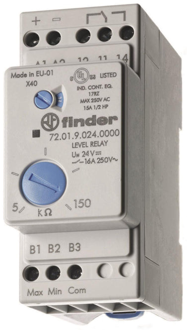 Finder Niveau-Überwachungsgerät 72.01.8.240.0000 1W 16A 230VAC