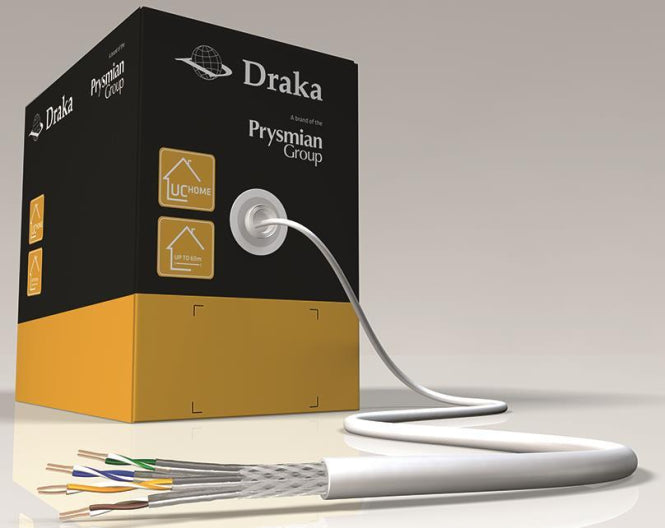 Datenkabel UCHome CAT.7 SS26 S/FTP LSHF 4x2 AWG26 350m Box 60026455