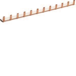 Hager Phasenschiene 1polig KB163A m.Stiftanschluss 10qmm 63A 12 Module
