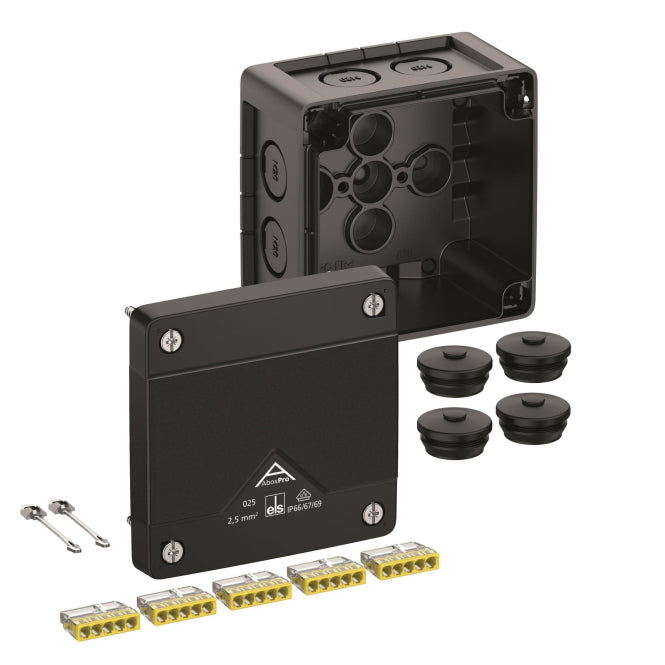 Spelsberg Abox Pro 025-2,5²/sw Abzweigkasten Schutzart 40202001