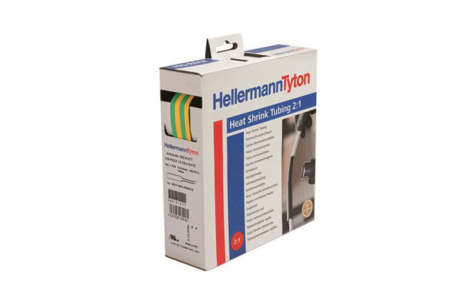 Hellermann HIS-PACK-19.1/9.5-PO-X-GNYE5m Warmschrumpfschl.2:1 grün/gelb 300-31907