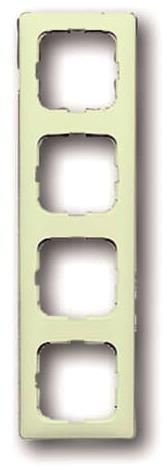 BJ Duro 2000 SI Rahmen 2514-212K-102 4fach für Kanalinstallation weiss