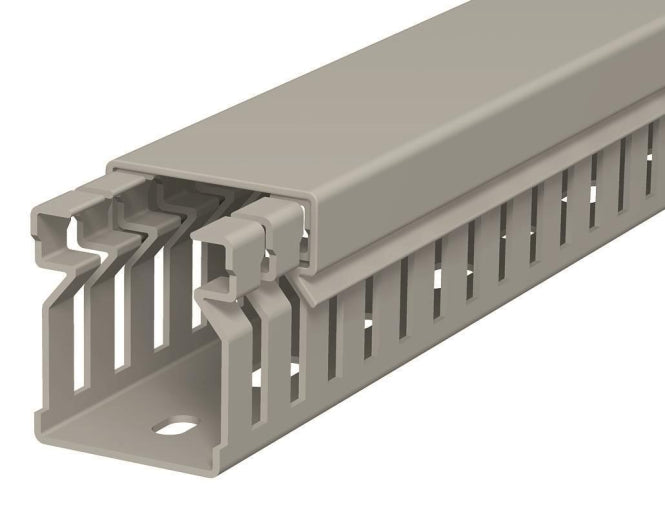 OBO LK4 30025 Verdrahtungskanal 30x25x2000 PVC steingrau RAL7030 6178005