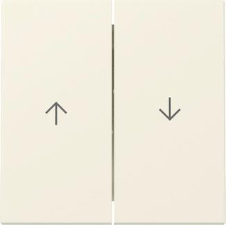 GIRA 329401 Wippe 2fach Pfeil System 55 Cremeweiß glänzend