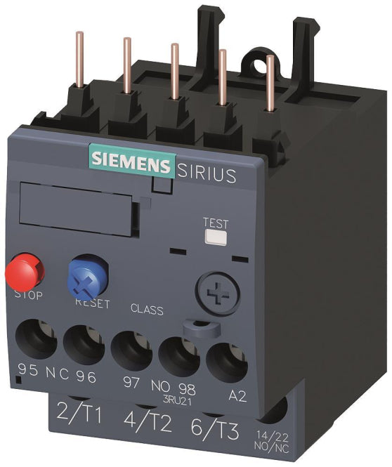 Siemens 3RU21161CB0 Überlastrelais S00 1,8-2,5A Class10 Anbau Schraub.