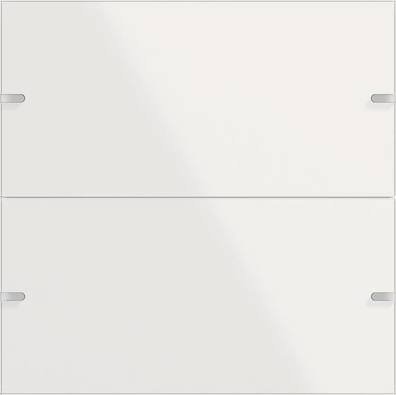 GIRA 502212 Wippenset 2fach Tastsensor4 TS4 Glas Weiß