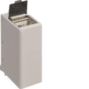 Hager RJ45-Buchse IP2X ZZ45ZPH6 Montage auf Hutschiene