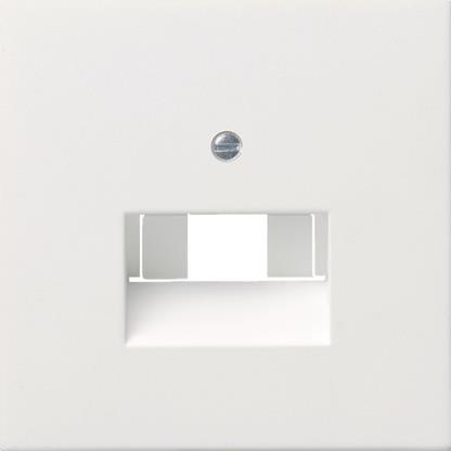 GIRA 0270112 Abdeckung UAE/IAE+Netzwerk Flächenschalter Reinweiß glänzend