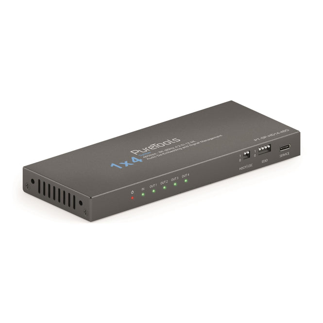 PureLink HDMI Splitter PT-SP-HD14-48G 1x4 48Gbps 8K(60Hz 4:2:0) 12 bit, Audio