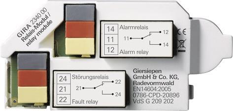 GIRA 234000 Relaismodul RWM Dual Rauchwarnmelder