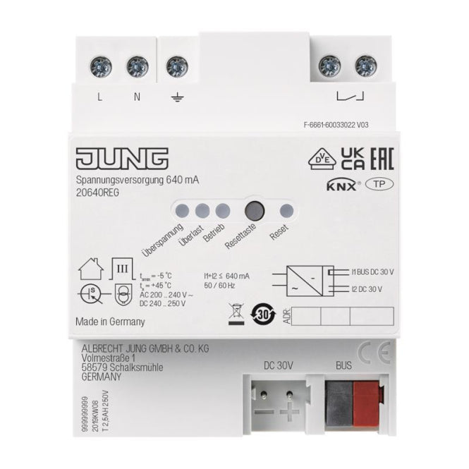 Jung KNX Spannungsversorgung 20640REG 640mA