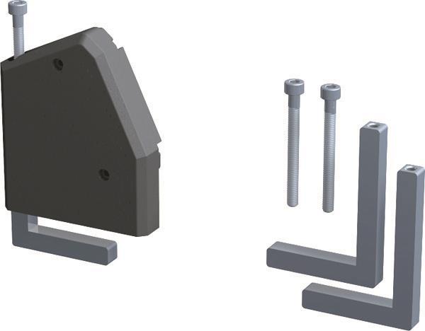 Bachmann Haltewinkel DESK 930.120 bis 50mm f.Tischplattenstärke