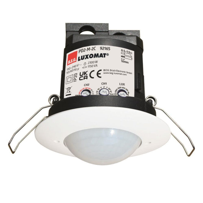 BEG Luxomat UP Präsenzmelder 92165 PD2-M-2C-DE 360' weiss