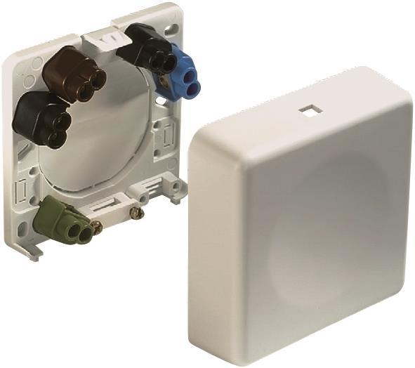 ABL AP Herdanschlussdose 2505010 1fach für 5x6qmm weiss