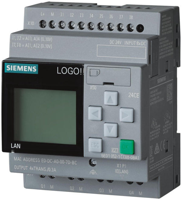 Siemens LOGO! 24 CE 6ED1052-1CC08-0BA2 LOGO 8.4