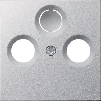 GIRA 086926 Abdeckung Koaxial-Antennen- steckdose System 55 Farbe Alu