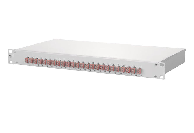 Metz OpDAT fix 24xLC-D OM4 1502577524-E Keramik erikaviolett 19z 1HE Spleißbox
