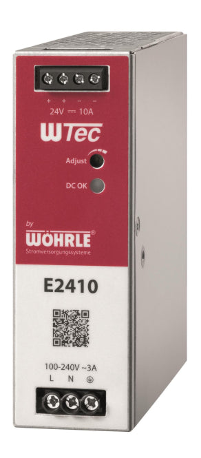 Wöhrle Schaltnetzgeräte einphasig E-2410 AC 85-264V 24VDC 10A