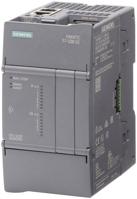 Siemens 6ES7212-1AF50-0XB0 Failsafe S7-1200 G2 CPU 1212FC DC/DC/DC o.F Board