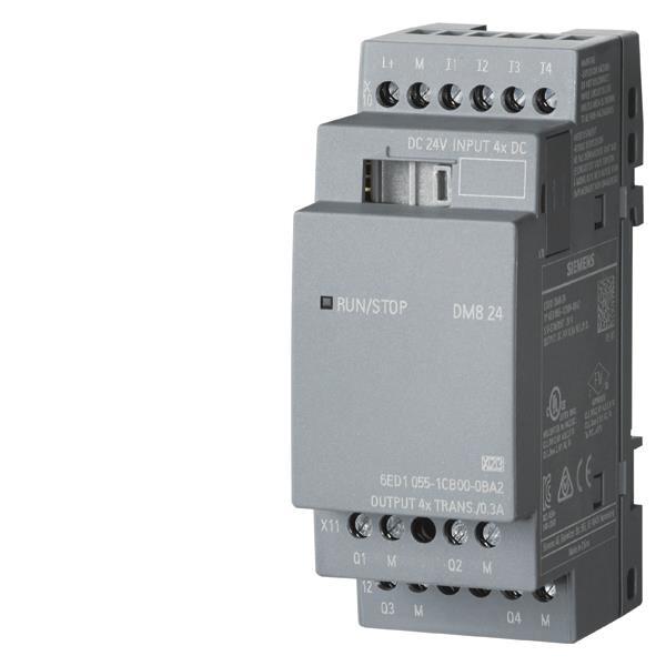 Siemens 6ED10551CB000BA2 LOGO! DM8 24 Erw.-Mod. 4DE/4DA