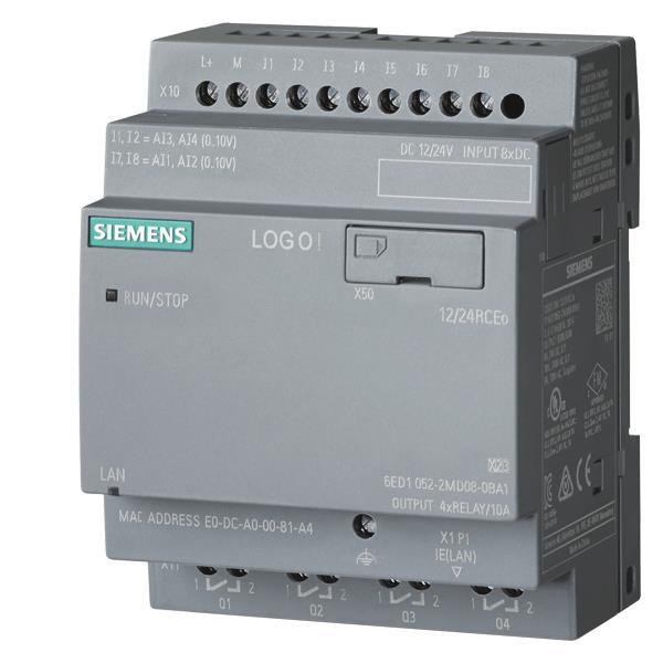 Siemens LOGO! 6ED1052-2MD08-0BA2 12/24RCEO 8.4