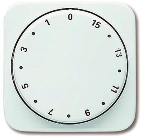 BJ Reflex SI Abdeckung für 1770-214-102 Zeitschaltuhr 15min alpinweiss