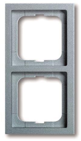 BJ future linear Rahmen 1722-183K 2fach alusilber