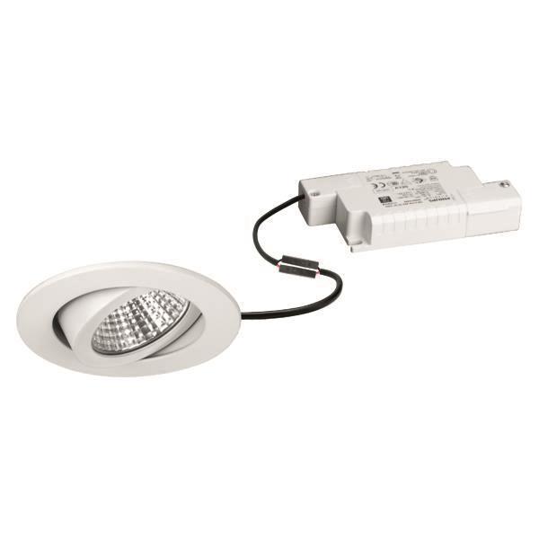 BRUM LED-Einbaustra. IP65 weiss DAMITA 6W 650lm 3000K 230V dimmbar DA68 ET50mm