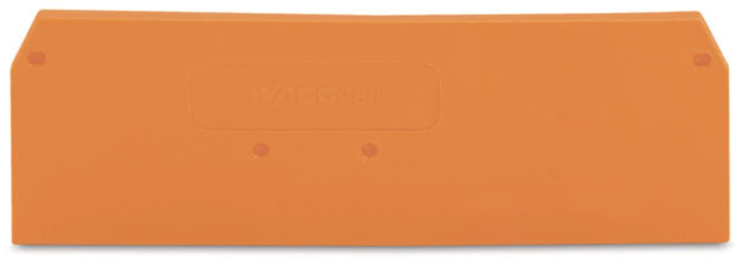 WAGO 280-315 Abschluss-und Zwischenplatte,2,5 mm dick,orange