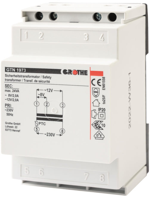 GRO Trafo 8-12V 14034 GT 1973 2,0/2,0A REG